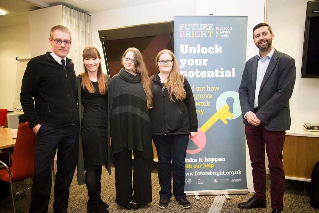 Future Bright round table participants with Cllr Toby Savage.