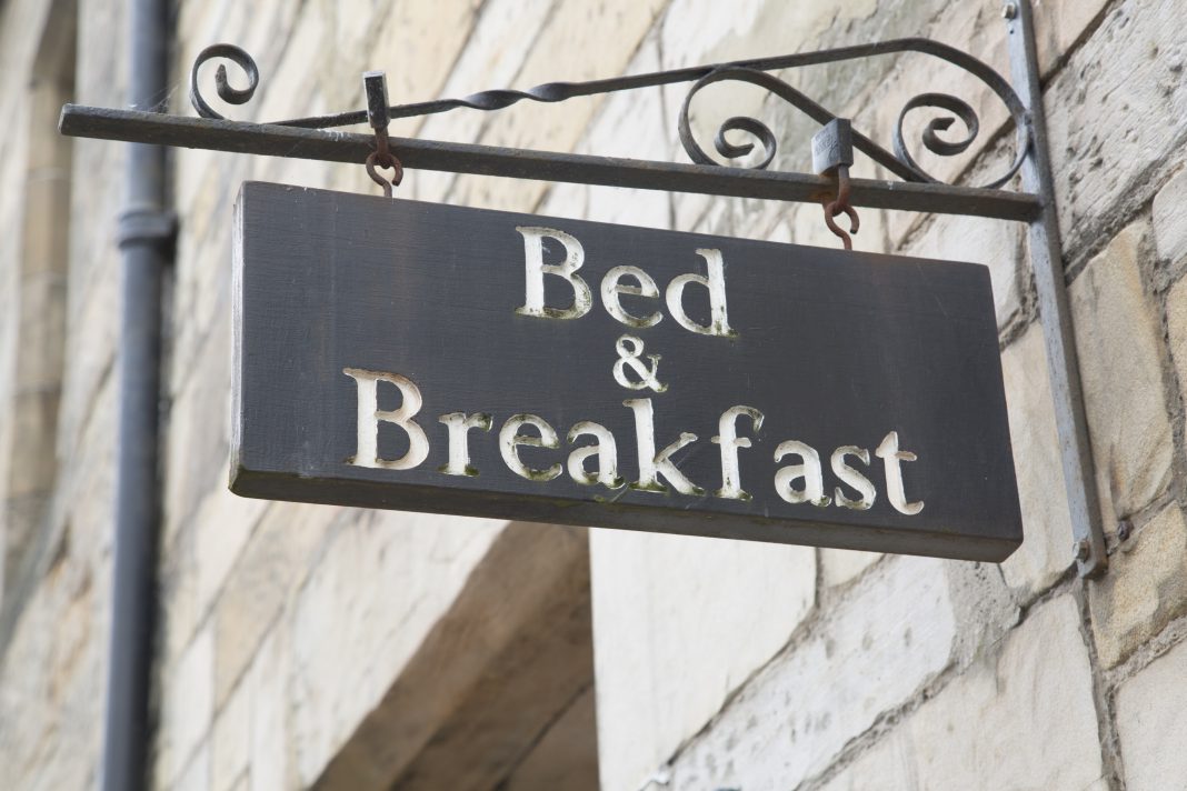 Bed and Breakfast Sign