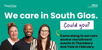 We care in South Glos. Social care recruitment.