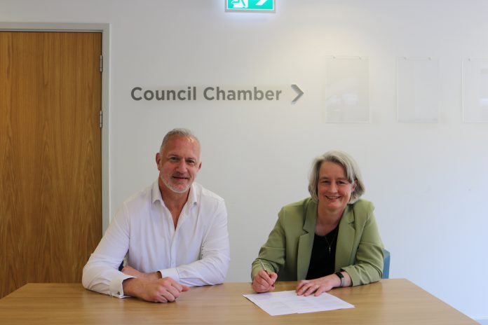 Councillor Ian Boulton and Councillor Claire Young