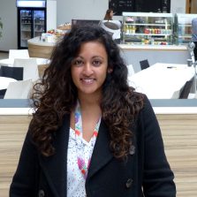 Photo of one of our social workers, Sarah