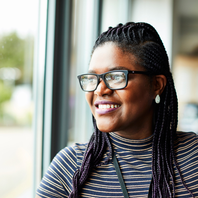 Photo of one of our social workers, Bonny