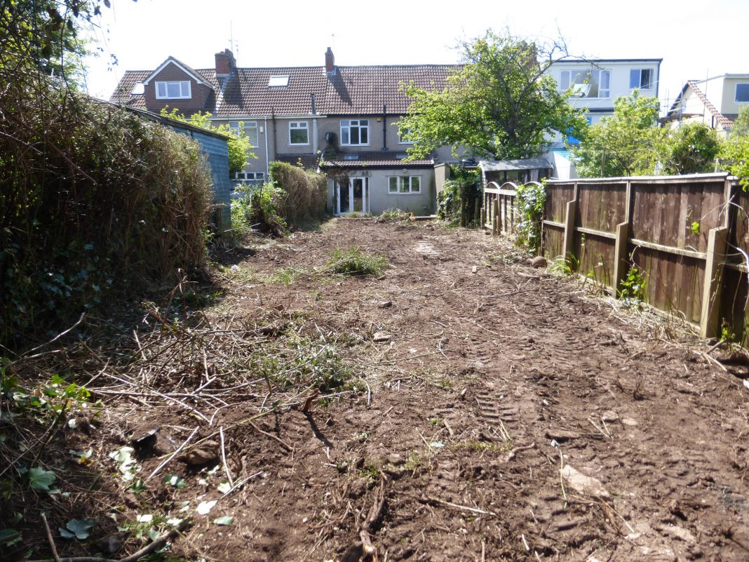 Downend property after clear-up