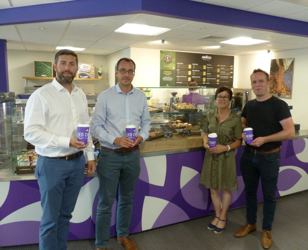 Red Cherry Coffee lounge_Cllrs Savage Hunt Williams Burton_26July19