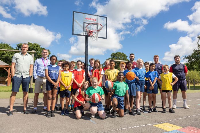 Pupils and staff from Coniston Primary School