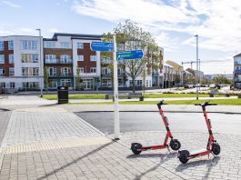 A photograph of buildings, roads and pathways in Charlton Hayes