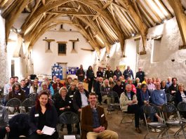 Community spaces volunteers at Winterbourne Medieval Barn