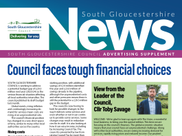 The front cover of the October edition of South Gloucestershire News