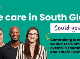 We care in South Glos. Social care recruitment.