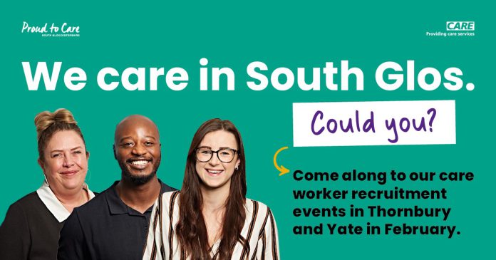 We care in South Glos. Social care recruitment.