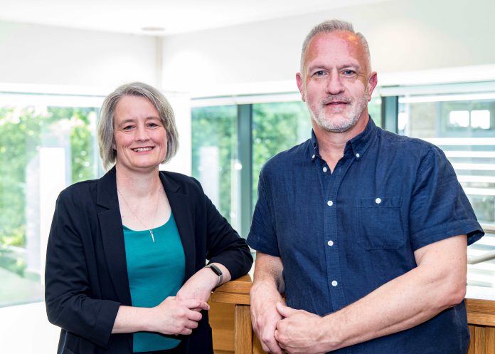 Councillor Claire Young and Councillor Ian Boulton at the meeting of full council.