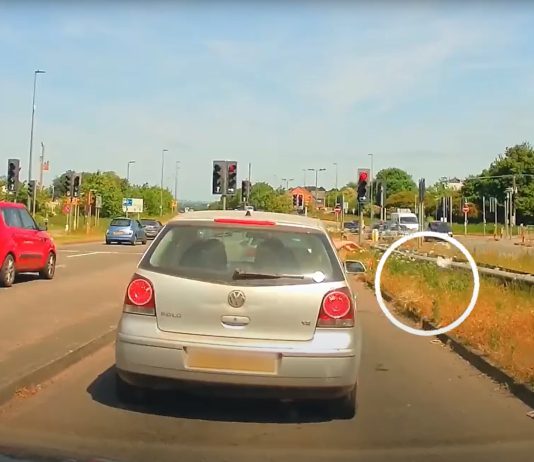 Litter being thrown from a vehicle