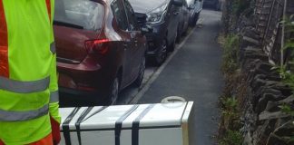 Fly-tipped fridges