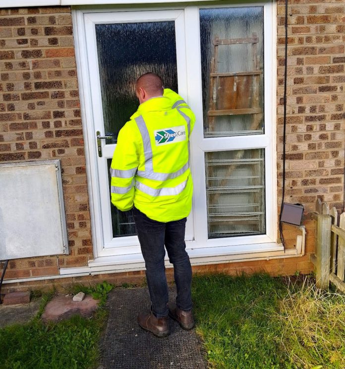 StreetCare operative knocks on door to check on resident