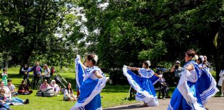 Dancers at Celebrate With Me