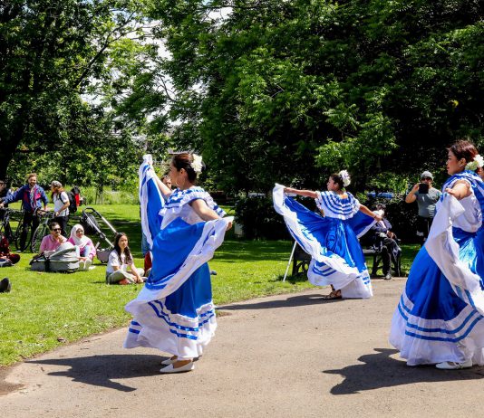 Dancers at Celebrate With Me