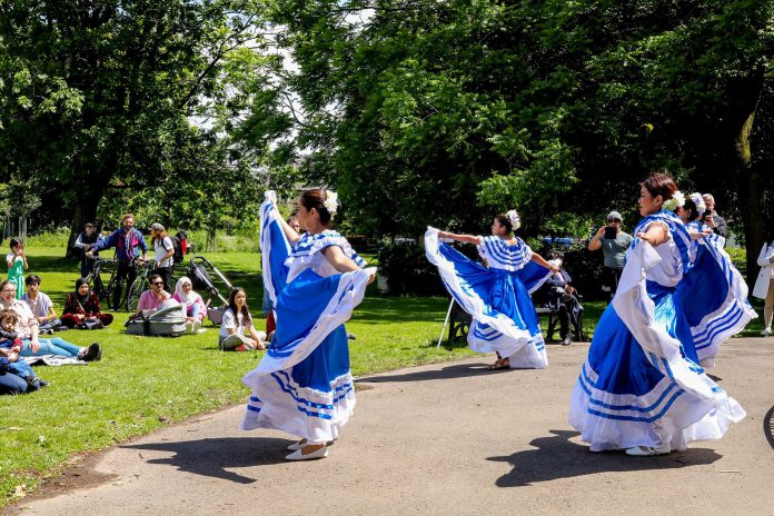 Dancers at Celebrate With Me