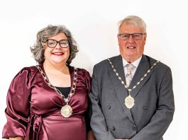 Councillor Katie Cooper and councillor Adrian Rush