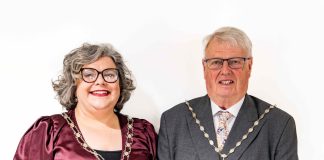 Councillor Katie Cooper and councillor Adrian Rush