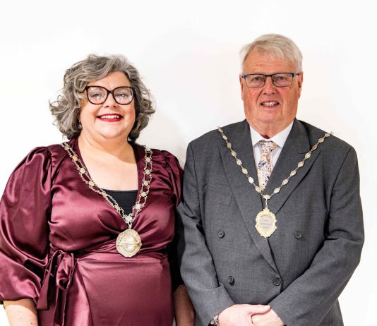 Councillor Katie Cooper and councillor Adrian Rush