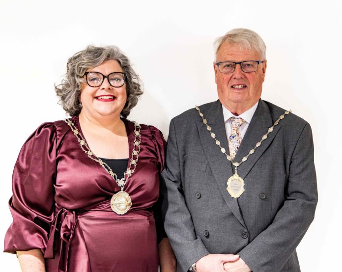 Councillor Katie Cooper and councillor Adrian Rush