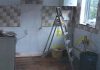 An empty kitchen after Brown ripped out the units