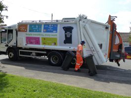 Recycling vehicle
