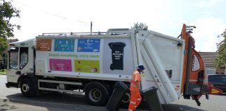 Recycling vehicle