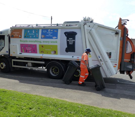 Recycling vehicle