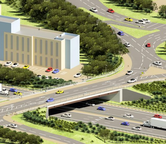 CGI of the new bridge