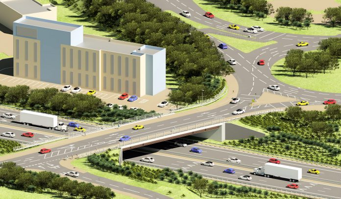 CGI of the new bridge