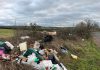 Former Patchway man prosecuted for Aust fly-tip Fly-tipped waste on a grass verge