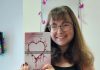 Megan with her book