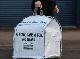 New recycling bag