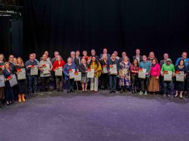Group photo of the Chair's Community Award recipients 2026.