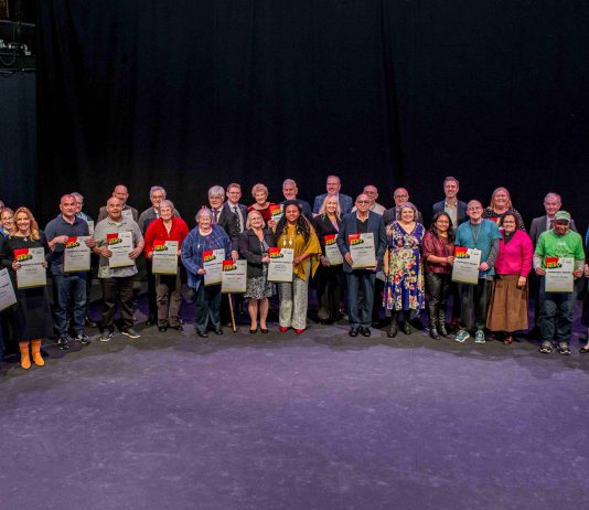 Group photo of the Chair's Community Award recipients 2026.