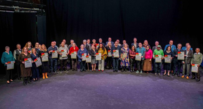 Group photo of the Chair's Community Award recipients 2026.