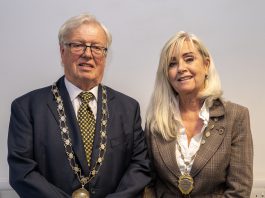 New Chair and Vice Chair of South Gloucestershire Council elected Chair of South Gloucestershire Council, councillor Adrian Rush, and Vice Chair of South Gloucestershire Council, councillor Terri Cullen.