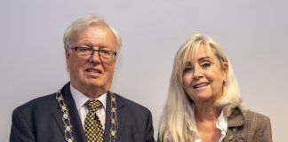 Chair of South Gloucestershire Council, councillor Adrian Rush, and Vice Chair of South Gloucestershire Council, councillor Terri Cullen.