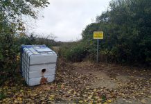 Bristol man handed extended prison term following South Gloucestershire fly-tip Fly-tipped container