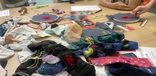 A collection of socks