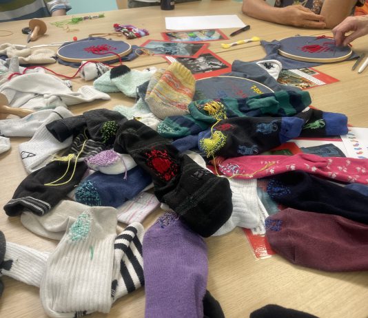 A collection of socks