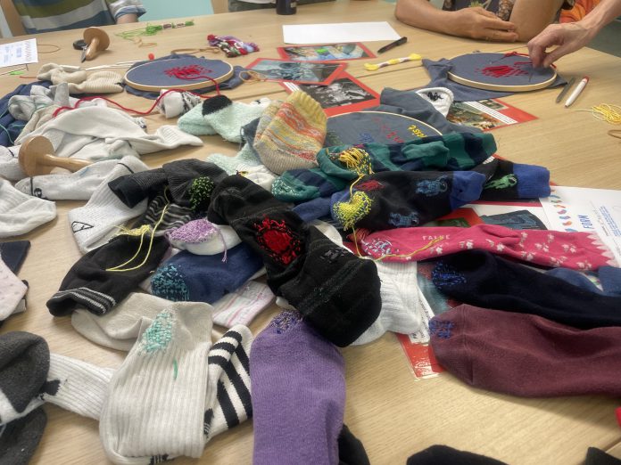 A collection of socks