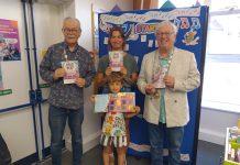 Children in South Gloucestershire invited to join the 2026 Summer Reading Challenge Chair of South Gloucestershire Council, councillor Adrian Rush (right) is joined by a family (centre) and member of staff (left), at Emersons Green Library to mark the launch of the Summer Reading Challenge 2026.