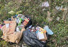 Fly-tipped waste